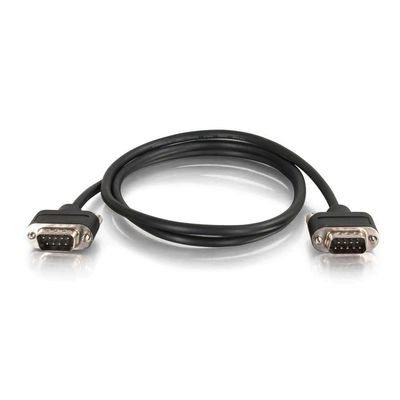 15ft CMG-Rated DB9 Low Profile Null Modem M-M