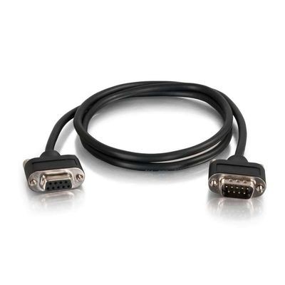 10ft CMG-Rated DB9 Low Profile Null Modem M-F