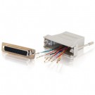 10-pin RJ45 to DB25 Female Modular Adapter