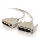 6ft DB25 Male to DB25 Female Null Modem Cable