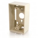 Single Gang Wall Box - Ivory