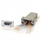 10-pin RJ45 to DB9 Female Modular Adapter