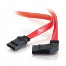 18in 7-pin 180° to 90° 1-Device Side Serial ATA Cable