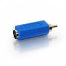 Bi-Directional S-Video Female to RCA Male Video Adapter