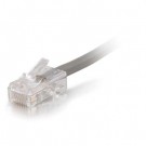 1ft Cat5e 350 MHz Assembled Plenum Patch Cable - Gray