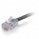 1ft Cat6 550MHz Assembled Plenum Patch Cable - Black
