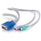 6ft 3-in-1 VGA M/F + PS/2 M/M KVM Cable
