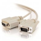 25ft DB9 M/F Extension Cable - Beige