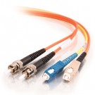 5m SC/ST 62.5/125 Mode-Conditioning Fiber Patch Cable - Orange
