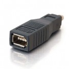IEEE-1394a FireWire 6-pin Female to 4-pin Male Adapter