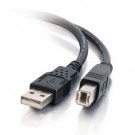 2m USB 2.0 A/B Cable - Black (6.5ft)