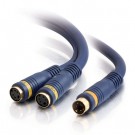 1ft Velocity&trade; One S-Video Male to Two S-Video Female Y-Cable