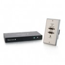 TruLink VGA+3.5mm+RS232 over Cat5 Wall Plate Transmitter/Box Receiver Kit- 300ft