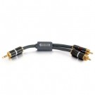 SonicWave&trade; One 3.5mm Stereo Male to Two RCA Stereo Male Audio Y-Cable