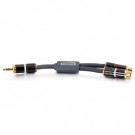 SonicWave&trade; One 3.5mm Stereo Male to Two RCA Stereo Female Audio Y-Cable