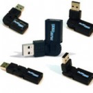 FlexUSB&trade; USB 2.0 A Male to A Female Adapter - Black