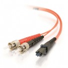 4m MTRJ/ST Duplex 62.5/125 Multimode Fiber Patch Cable - Orange