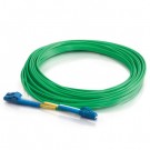 1m LC/LC Duplex 9/125 Single Mode Fiber Patch Cable - Green