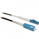 10m LC/SC Simplex 9/125 Single Mode Fiber Patch Cable - Black
