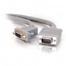 6ft Premium Shielded HD15 SXGA M/F Monitor Extension Cable with 45&deg; Angled Female Connector