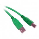 2m USB 2.0 A/B Cable - Green