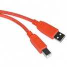 2m USB 2.0 A/B Cable - Orange