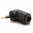 Velocity™ Right Angle TOSLINK to Mini Plug Adapter