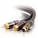 150ft SonicWave™ S-Video + RCA Stereo Audio Cable