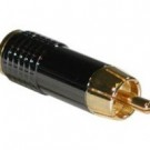 SonicWave™ RCA Male Connectors (3.3mm OD) - 10pk