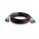25ft Plenum-Rated Component Video Cable with Low Profile Connectors