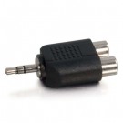 3.5mm Stereo Male to Dual RCA Female Audio Adapter
