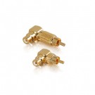 Right Angle RCA M/F Adapters - 2pk