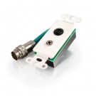 RapidRun S-Video + 3.5mm Stereo Audio Wall Plate - White