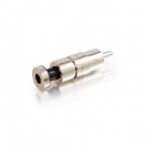 Compression RCA Connector for Miniature Coax - 10pk