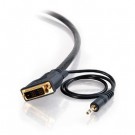 25ft Pro Series DVI-D™ + 3.5mm Plenum M/M Single Link Digital Video Cable