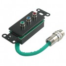 RapidRun Component Video Wall Plate - Black