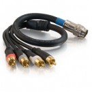1.5ft RapidRun Dual Stereo Flying Lead