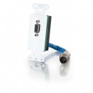 RapidRun HD15 (RGBHV) Wall Plate - White
