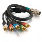 1.5ft RapidRun RCA Component Video + Stereo Audio Flying Lead