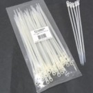 6in Screw-Mountable Cable Ties - 50pk