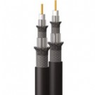 250ft Dual RG6/U Quad Shield In-Wall Coaxial Cable