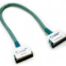 24in Molded Round 1-Device Ultra ATA133 EIDE Cable - UV Reactive Blue