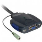 TruLink 2-Port VGA and USB Micro KVM with Audio