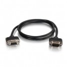 3ft CMG-Rated DB9 Low Profile Cable M-F