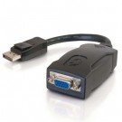 8in DisplayPort™ 1.1 Male to HD15 VGA Female Adapter Cable